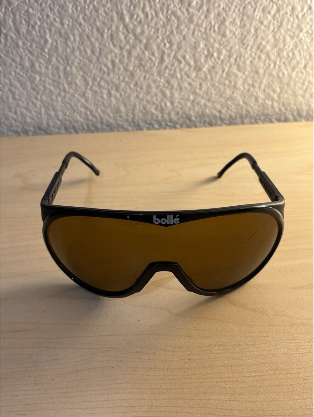 vintage Bolle Edge cycling skiing glasses